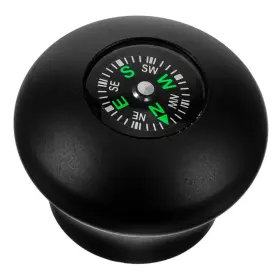 511l102o3126564hu Supvox Portable Trekking Pole Head Cover Compass 4.50x4.50x3.00cm Black