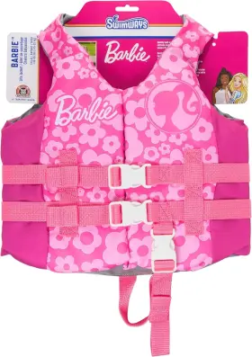 6072504 Swimways Barbie Swim Trainer Life Jacket Us Coast Guard 1 Vest