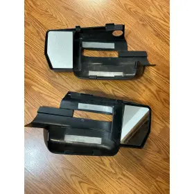 81810 System-s Fit Towing Mirror Pair Ford Ft09 Replacement Mirrors Black