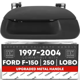 T1a-fd3503za-tgk T1a Tailgate Handle For Ford F-150 F-250 Lobo - Black
