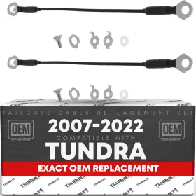T1a-tyd005-2p T1a Tailgate Cable Set For Tundra - Support Straps Metal 17.75 Inch Long