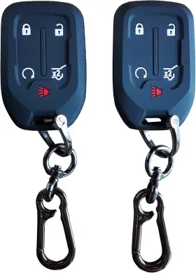 Tandrive 783902078369 Key Fob Cover For 2024-2017 Gmc Acadia Terrain 2pcs Black