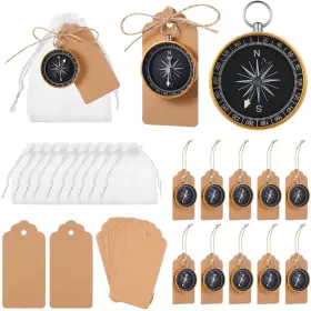 Fan-taobary-103 Taobary 60 Pcs Compasses Gifts Wedding Party Favors Set 2026 Mini Gold