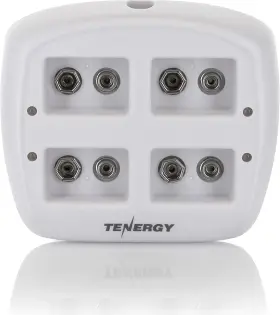 Tn136 Tenergy 01136 Smart 9v 4-bay Battery Charger For Rechargeable Nimh Ftgreenft
