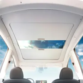 Zyp-01 Tesla Model Y Heat Insulation Sunshade- 2025 Upgrade Foldable No Gaps Glass Roof