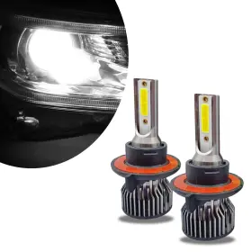 Tescd3302wh-h13-2pc Tesnaao 2 Pcs H13 Car Led Fog Light 35mm X 82mm 25mm 38w 6000k 6000lm Ip68 Waterpr
