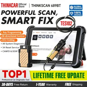 Thinkcar 689bt Endoscope Thinkscan 689bt Full Bidirectional Scan Car System Diagnostic Scanner Canfd&doip