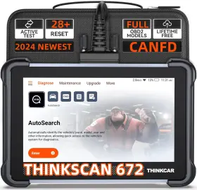 Ad-800bt Thinkcar Mk/808 C-123 2024 Thiinkcar Thinkscan 672 Pro Auto Diagnostic Tool Full System Active Test #2