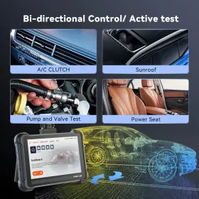 Ad-800bt Thinkcar Mk/808 C-123 2024 Thiinkcar Thinkscan 672 Pro Auto Diagnostic Tool Full System Active Test #3
