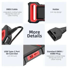 Tkps4 Thinkcar 5 Inch Car Code Reader Professional Tablet Vehicle Diagnostic Scan Tool #3