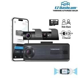 Q200-3ch Thinkware Q200 2k 3ch Dash Cam Rideshare Bundle