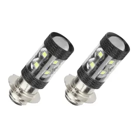 Yfm350 Tirge Ab-417 80w Super White Bright Led Headlights Bulbs Upgrade Foy Atvs Yfm 400 4
