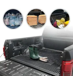 8542118961 Tn Trunknets Inc Envelope Style Trunk Mesh Cargo Net For Ford F150 2015-2025 Car Accessories -