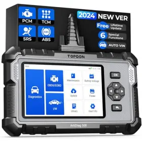 Ad500 Topdon 632111336770 Obd2 Scanner Oil/sas/throttle/tpms/bms/epb Reset Engine/abs/srs/tra