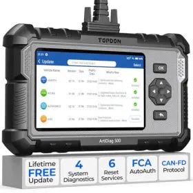 Ad500 Topdon 632111342078 Obd2 Scanner Car Code Reader Scan Tool Engine Abs Srs Transmission