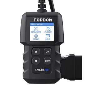 Al300 Topdon Universal Obd2 Scanner Ob2 Monitor Odb Car Diagnostics Machine Scan Auto Kit New