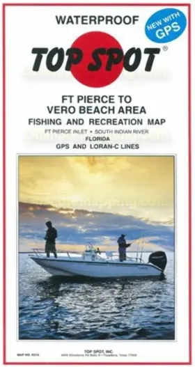 N-216 Topspot Top Spot Map N216 Ft Pierce Vero Bc Full Color