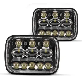 Ls100024 Torchbeam 7x6 5x7 Led Headlights 300% Brighter Upgraded Sealed Beam Headl