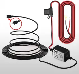 Tracki 445039510596 12-24 Volt To Micro Usb Vehicle Car Marine Wiring Cable And Power Stabilizer Kit F #3