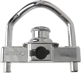 86-00-5015 Trailer Products Fortress Maximum Security Universal Coupler Lock For 1 7/8 Inch 2 In