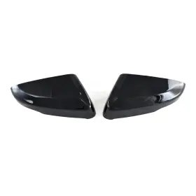 Mc6352blk Trim Illusion Gloss Black Car Side Rear View Mirror Cover Caps Overlay C