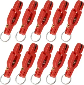 280970 Tsv Fishing Downrigger Clip 10pcs Planer Board Release Clips Heavy Red