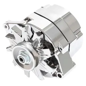 Tuparts 190671667838 Automotive Alternator Compatible For 120amp Chrome 1 Wire Self Exciting Stree