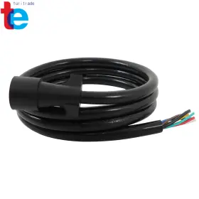 Tr70052 Turitrade Heavy Duty 7 Feet Way Plug Inline Trailer Cord With Double Prongs Connector