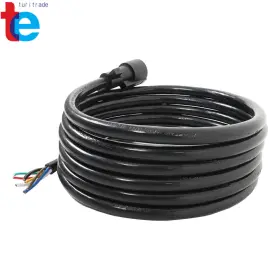 Tr70058 Turitrade Heavy Duty 16 Feet 7 Way Plug Inline Trailer Cord With Double Prongs Connector