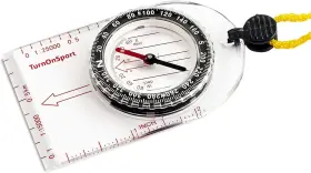 Turnonsport 786721838343 Boy Scout Hiking Compass Orienteering For Kids Blue Red