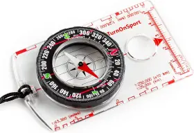 Turnonsport 786721838794 Orienteering Compass - Advanced Scout For Green Orange