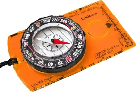 Turnonsport 850044024063 Orienteering Compass - Advanced Scout For Green Orange