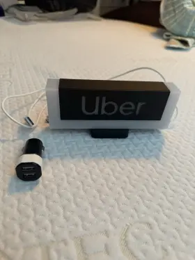 003abc0006ef Uber Rideshare Car Beacon - Open Box