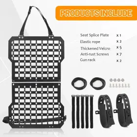 B1915-005 Una1 Back Seat Backseat Organizer Holder Molle Panel Universal
