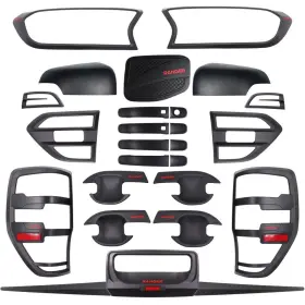 E0100-006 Una1 For 19-20 Ford Ranger T8 Mk3 Body Kits Cover Tuning Car Acc. Matte Black Abs