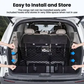 I0100-001b Una1 Trunk Cargo Net For Toyota Sienna 2021-2024 2025 Accessories Envelope Style Mesh