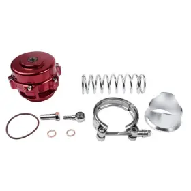 11919-10634 Una1 T0300-019 50mm Blow Off Valve Bov Racing Q Series Ver. 2 For Tial Flange Red