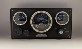 Uni-3g-bb-premier-10.75 Universal Marine Instrument Panel 3 Premier Gauges Made In Usa