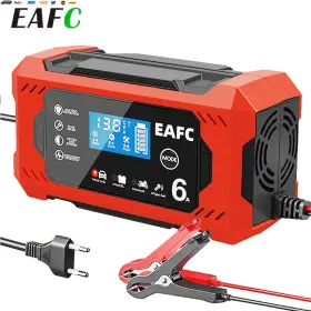 Usa-viralfinds 744110570250 12v 6a Car Battery Charger Pulse Repair Lcd Display Smart Fast Charge Agm Deep C #2