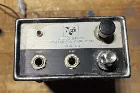 Mpa-20 Vanco Vintage Silicon Solid State 20 Watts P.a. Amplifier Made Japan