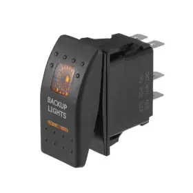 00f02d17a231225 Vekauto 5 Pin Backup Light Switch Led 20a/12v 10a/24v Spst On Off Universal Fo