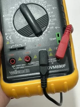 Dvm890f Velleman Digital Multimeter Meter Vintage See Photos #3