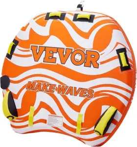 Vevor 197988840527 Towable Tubes For Boating 1-2/1-3 Riders 340-510 2-riders Orange