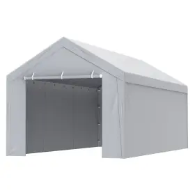 C0316-012 Vevor 10ftx20ft Garage Tent Carport Top And Side Wall Waterproof Uvprotected White Noframe