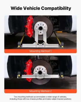 Cldwjjbxg0bdug9sd001v0 Vevor Wheel Alignment Tool 2 Pcs Stainless Steel Heavy Duty Toe Plates With