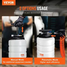 D0100hace1u Vevor Fluid Extractor 4 Gallons 15 Liters Pneumatic/manual Oil Changer Vacuu #2