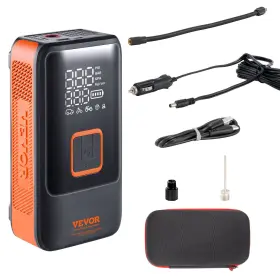 D0102hgw8wg Vevor Tire Inflator Portable Air Compressor 30s Fast Inflation Dual-cylinder Ai