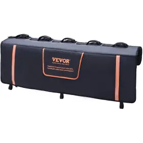 E0100-012 Vevor Tailgate Protection Bike Pad 53 Inch Carry 5 Bikes With Tool Pockets For Pickup Truck
