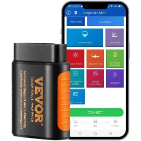 Qcgzzdgjwxsozj50rv0 Vevor Obd2 Car 5.0 Bluetooth Scanner Code Reader Obdii Read Tool For Ios/android