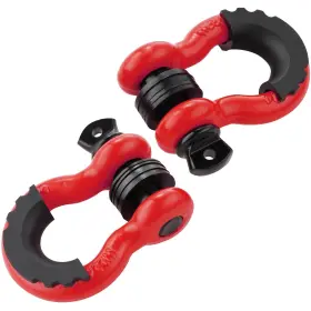 T1918-005 Vevor 3/4 Inch D-ring Shackle 2 Pack Alloy Steel Shackles 62832 Lbs 28.5 Ton Brea